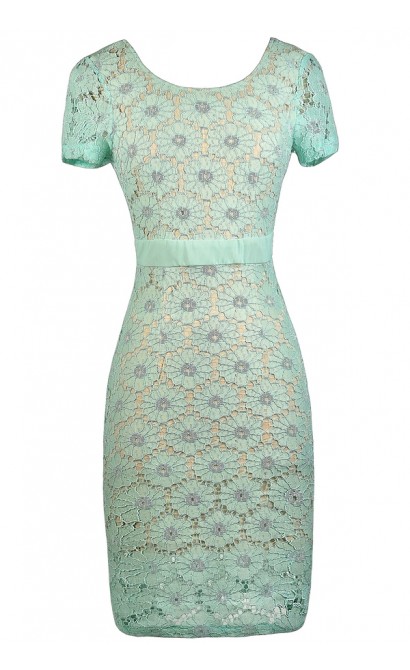 mint pencil dress