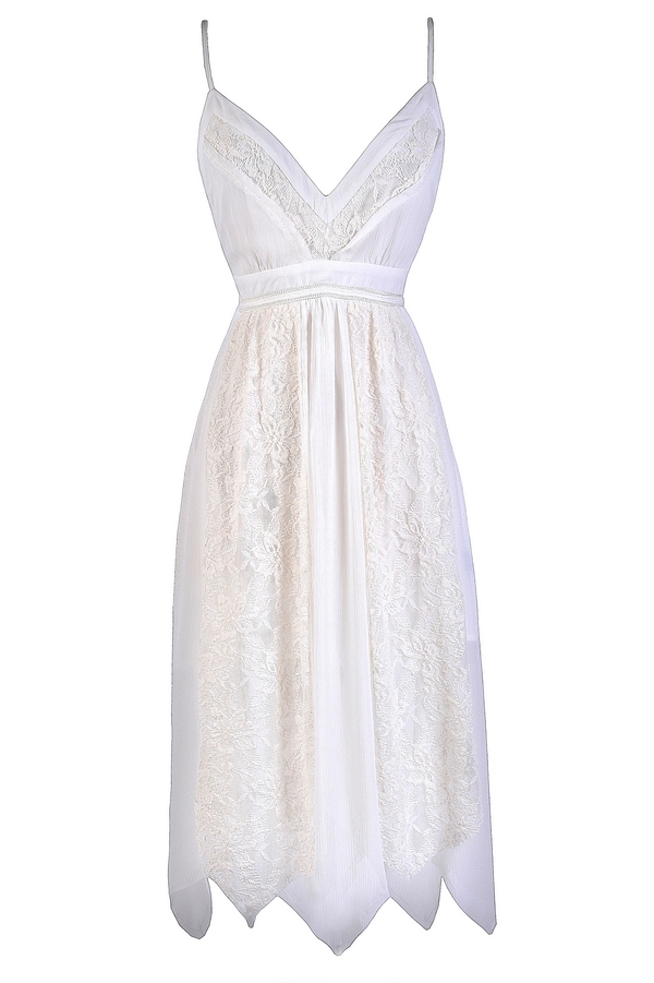 long flowy white summer dresses