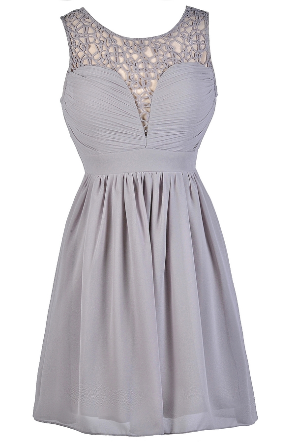 cute grey dresses