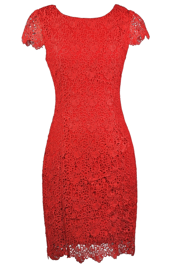 red lace pencil dress Amazon.com: Women's Sleeveless Lace Trim Pencil Dress Cocktail Party Sparkle Red : Clothing, Shoes & Jewelry