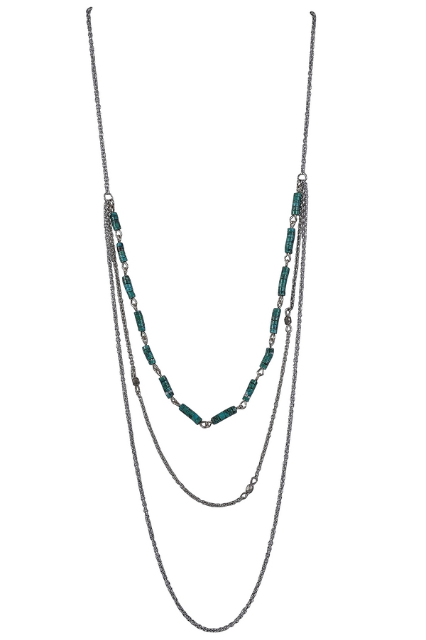 Turquoise shop layered necklace