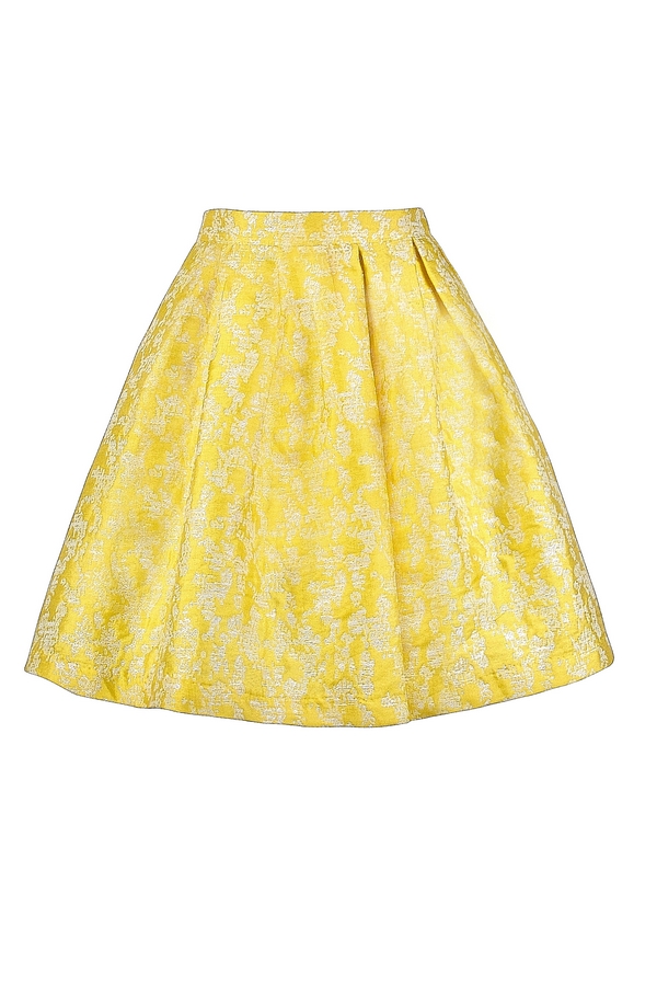 A line yellow skirt clearance