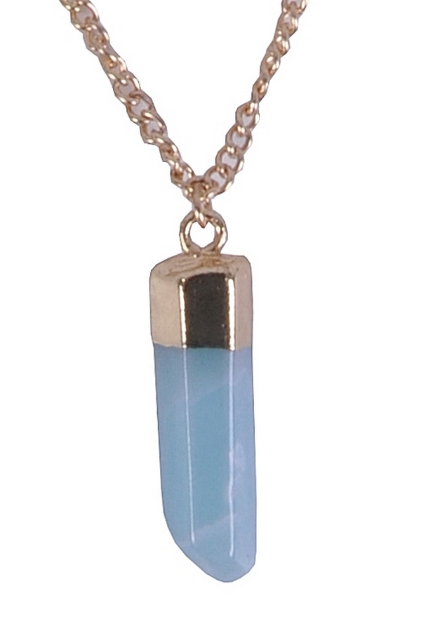 Adore Gemstone Collection - 2-Layered Blue Quartz Necklace – Soul Made  Boutique