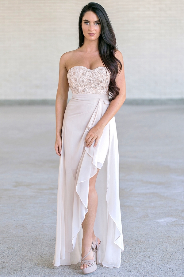 Freeman layered chiffon & sequin on sale gown