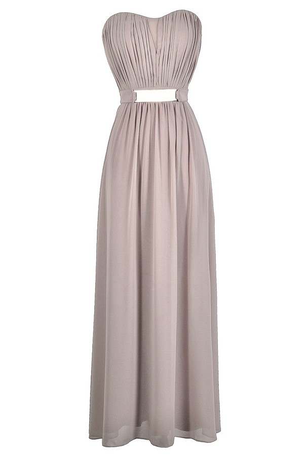 chiffon belted dress