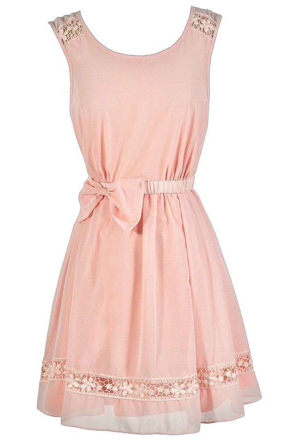 sachin and babi light blue dress Leely Women Light Pink Chiffon Pleated Long Bridesmaid Dress Criss Cross Neck Sheath Wedding Guest Dress main image 1
