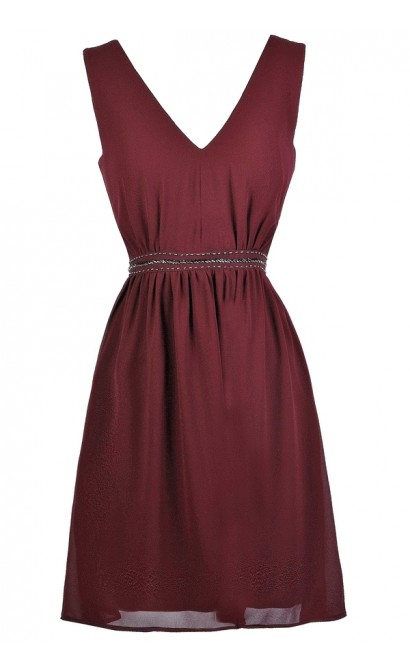 Cute Party Dress, Burgundy Party Dress, Maroon Party Dress, Burgundy Cocktail Dress, maroon Cocktail Dress, Cute Burgundy Dress, Cute Maroon Dress, Burgundy Bridesmaid Dress, Maroon Bridesmaid Dress