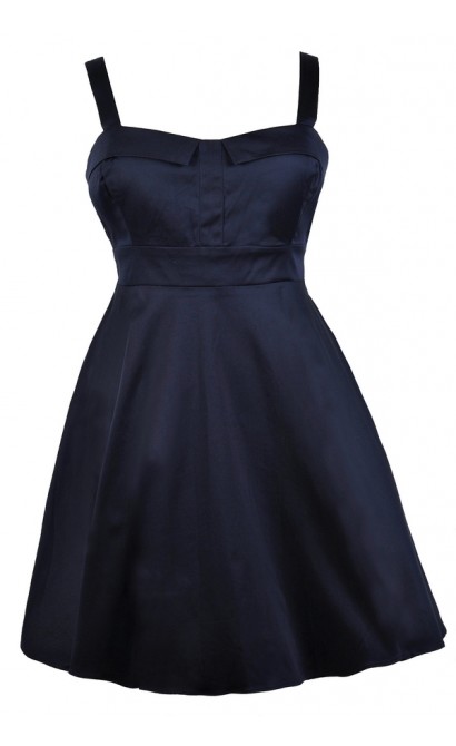 Cute Plus Size Dress, Plus Size Party Dress, Navy Plus Size Dress, Plus Size Cocktail Dress, Plus Size Sundress, Plus Size A-Line Dress, Plus Size Bridesmaid Dress, Navy Plus Size Bridesmaid Dress