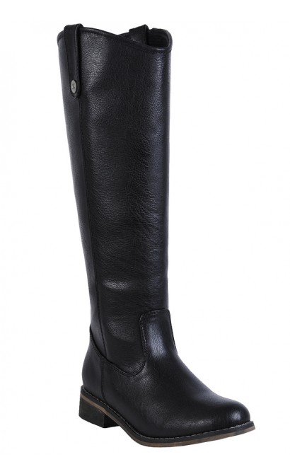 Black Riding Boots, Cute Fall Boots, Cute Black Boots