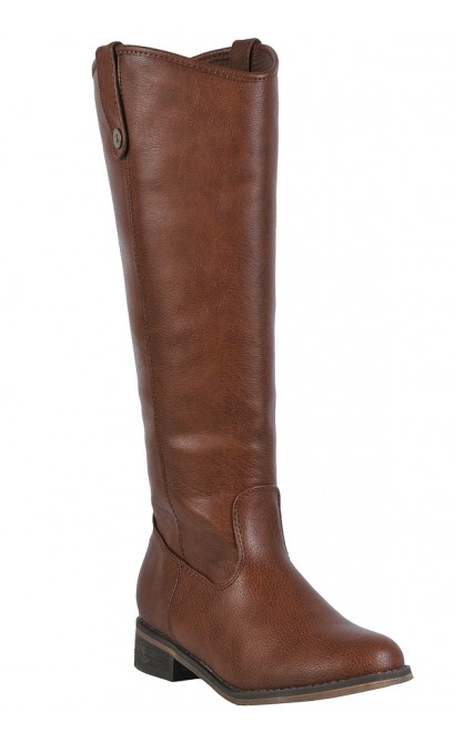 Cognac Riding Boots, Cute Fall Boots, Tan Riding Boots, Cute Brown Boots