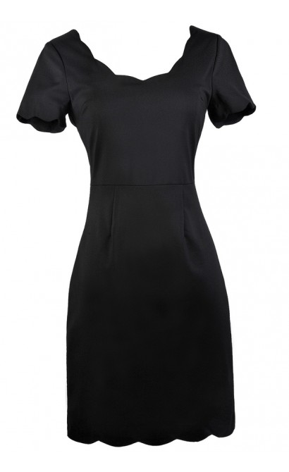 Cute Black Dress, Little Black Dress, Black Pencil Dress