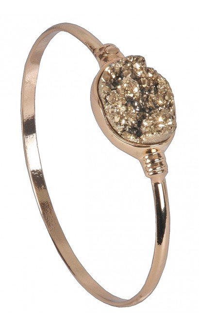 Gold Pyrite Bracelet, Cute Jewelry, Gold Jewelry