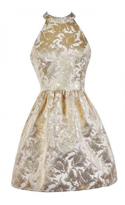 gold party clothes