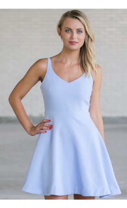 summer dress light blue