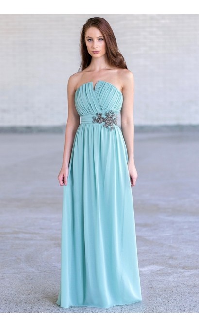 Sage Green Maxi Bridesmaid Dress