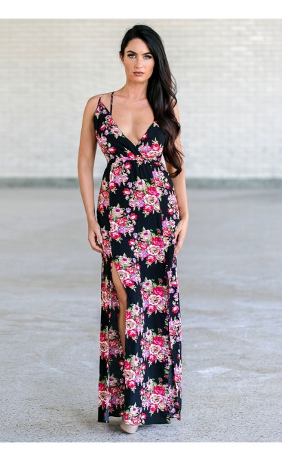 90s Child Floral Maxi Dress