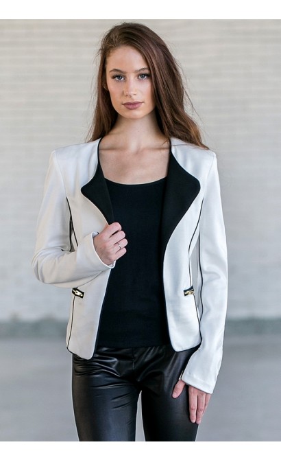 Black and White Blazer, Cute Work Outfit