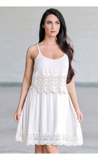 bohemian white summer dress