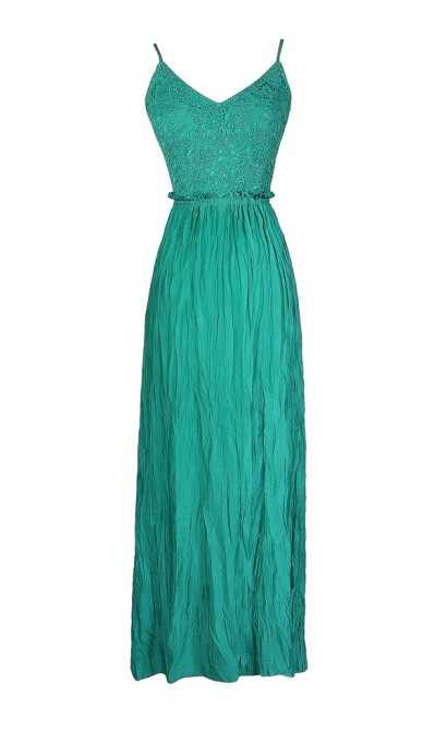 Teal Maxi Dress, Jade Maxi Dress, Open Back Maxi Dress, Open Back Lace Maxi Dress, Cute Maxi Dress, Green Open Back Maxi Dress, Teal Lace Maxi Dress, Jade Lace Maxi Dress