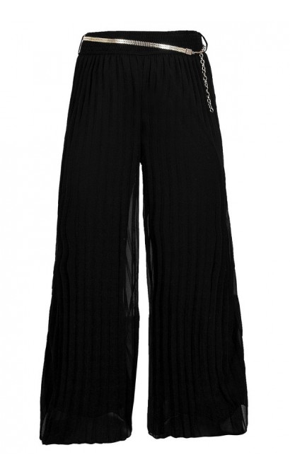 Black Wide Leg Pants