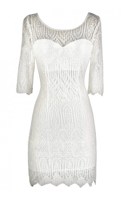 Cute Ivory Dress, Ivory Lace Dress, Ivory Rehearsal Dinner Dress, Ivory Bridal Shower Dress, Ivory Lace Sheath Dress, Off White Lace Dress, Off White Embroidered Dress, Off White Sheath Dress, Off White Rehearsal Dinner Dress, Cute Rehearsal Dinner Dress