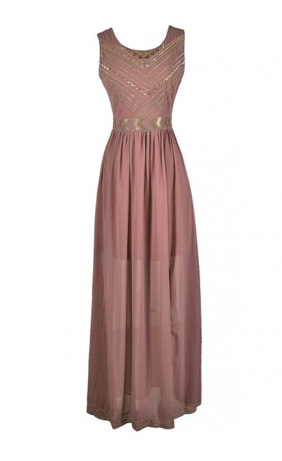 Dark Pink Maxi Dress, Pink and Gold Maxi Dress, Gold Embroidered Maxi Dress, Gold Embroidered Dress, Pink and Gold Boho Dress