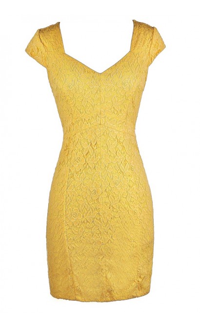 Bright Yellow Dress, Cute Yellow Dress, Yellow Lace Dress, Yellow Lace Pencil Dress, Yellow Lace Cocktail Dress, Yellow Lace Party Dress, Yellow Pencil Dress, Bright Yellow Dress