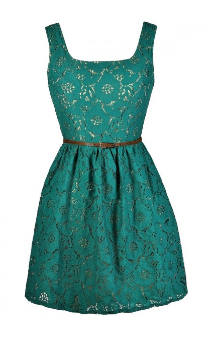 Cute Jade Dress, Cute Teal Dress, Jade Lace Dress, Teal Lace Dress, Jade Lace A-Line Dress, Teal Lace A-Line Dress, Belted Teal Dress, Belted Jade Dress, Teal Lace A-Line Dress, Jade Lace A-Line Dress, Teal Lace Party Dress, Teal Lace Summer Dress, Teal S