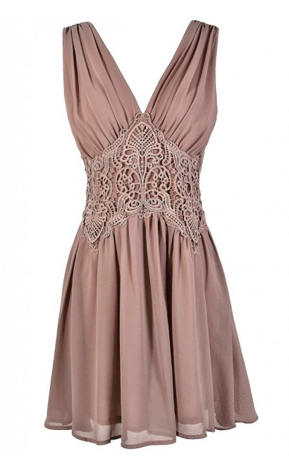 Mauve Pink Dress, Dusty Pink Dress, Mauve Embroidered Dress, Pink Embroidered Waist Dress, Mauve Party Dress, Mauve Cocktail Dress, Dusty Pink Cocktail Dress, Dusty Pink Party Dress