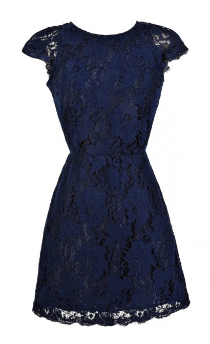 Navy Lace Dress, Navy Lace Party Dress, Open Back Navy Lace Dress, Open Back Lace Dress, Navy Lace Sheath Dress, Navy Lace Cocktail Dress