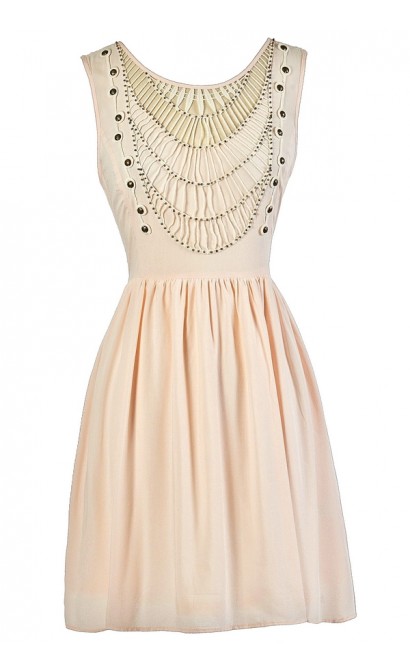 Pale Pink Dress, Cute Summer Dress, Light Pink Dress, Cute Casual Dress