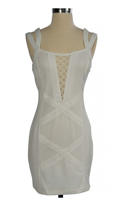 The White Choice Fitted Dress