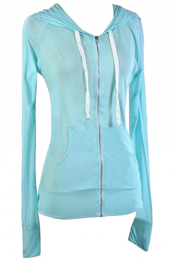 Aqua color hoodie hot sale