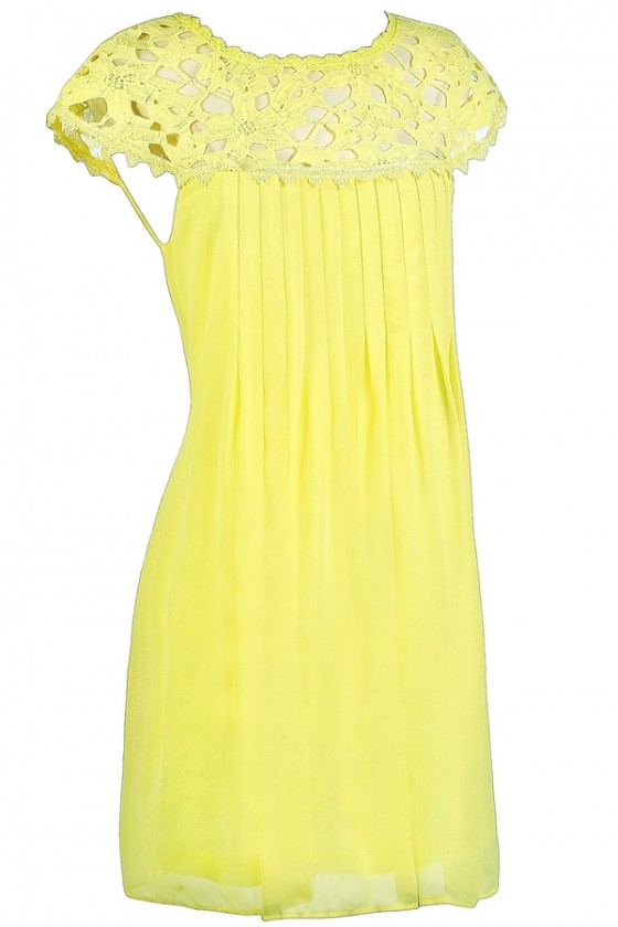 light yellow flowy dress