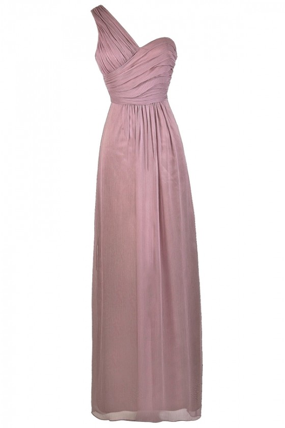 dress dusty purple