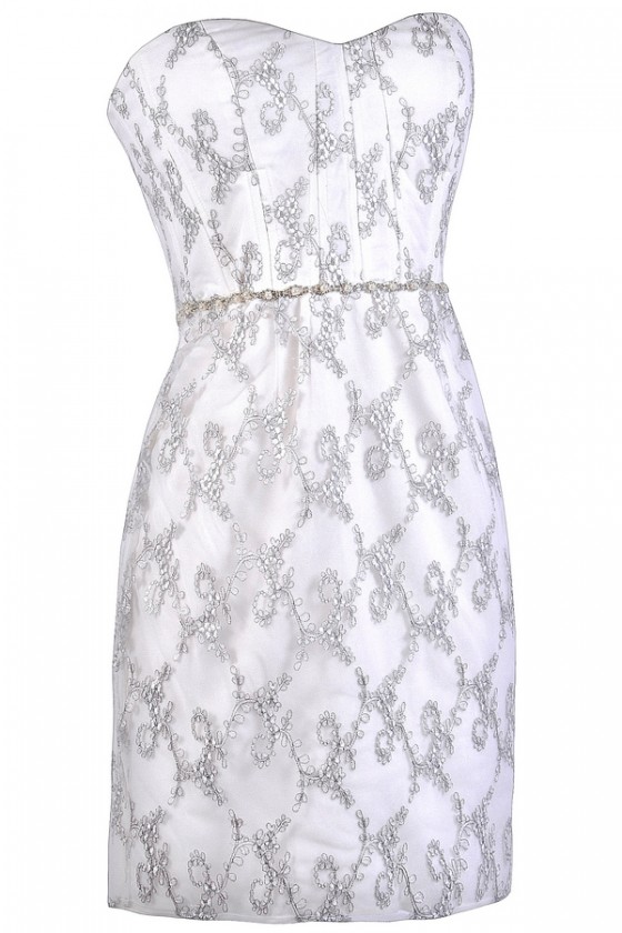 white and silver dress Wedding Dress| Wedding Gowns XL / White / Satin Whether you are dressing for a wedding party White And Silver Mini Dresses
