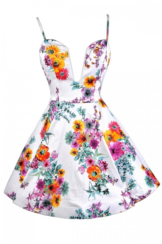 sundress with flowers