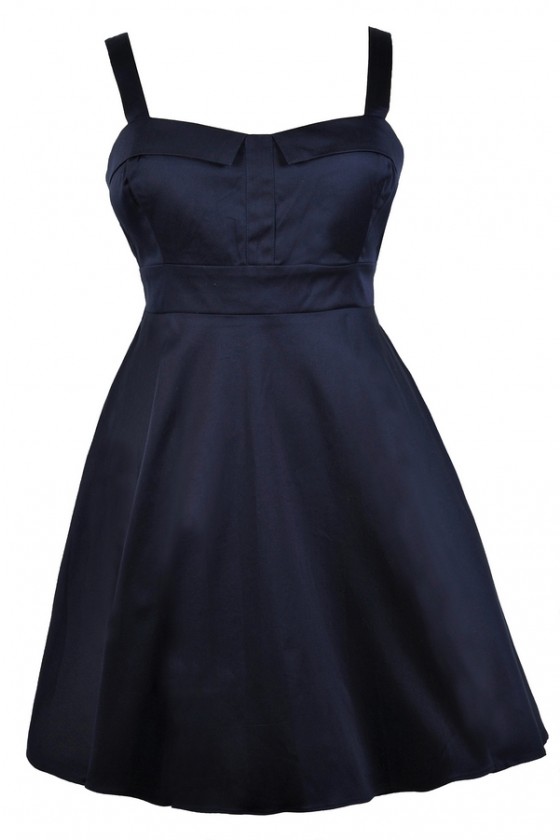 navy occasion dress plus size