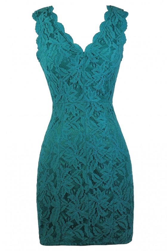cute teal dresses