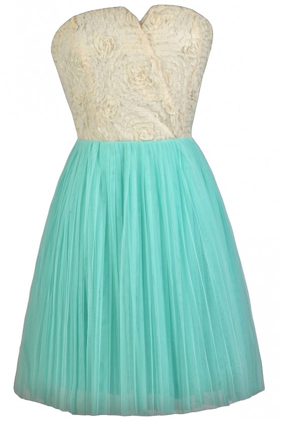 aqua sundress