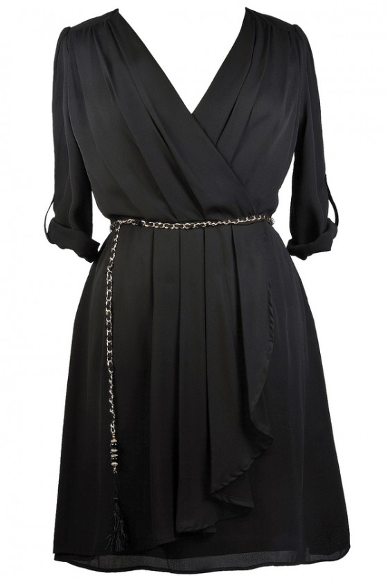 plus size black party dresses