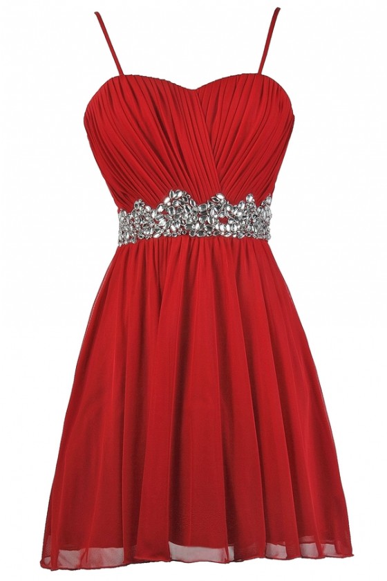 red party dress