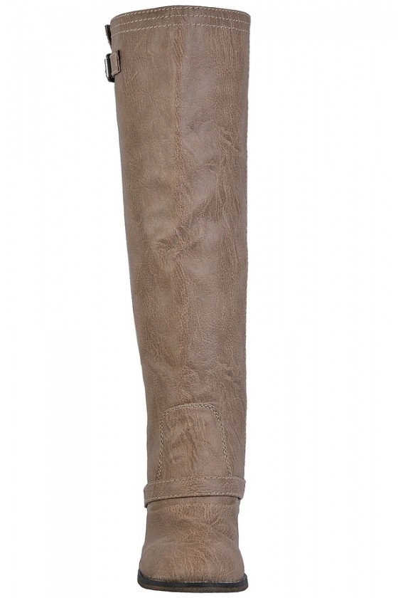 Boots with red zipper down the back 2025