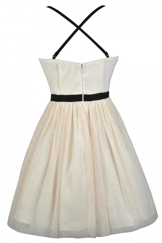 ワンピース Treat yourself Ballerina tulle black Black One-Shoulder Cocktail Tulle Dress