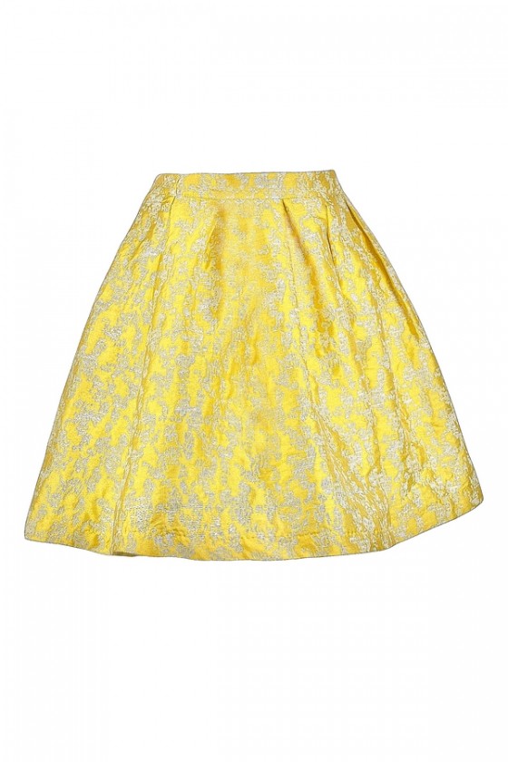 A line yellow skirt outlet
