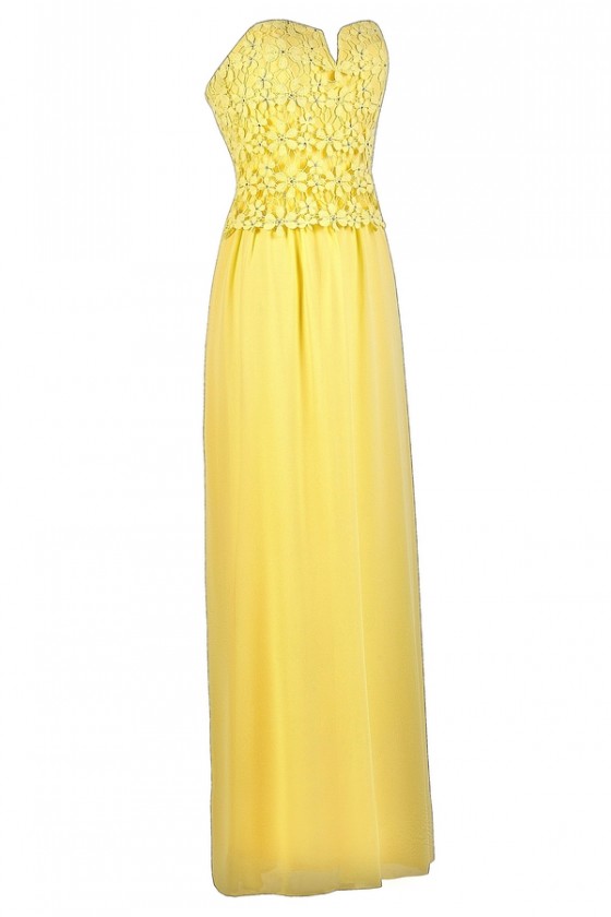 Much Obliged Golden Yellow Wrap Maxi Dress  Cute yellow dresses, Yellow  lace dresses, Yellow mini dress