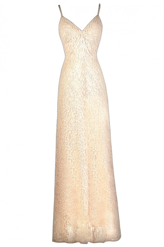 pink lily maxi dress