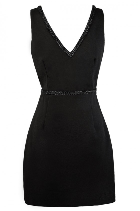 perfect black cocktail dress