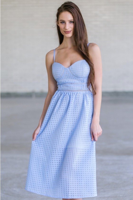 Sky blue sundress