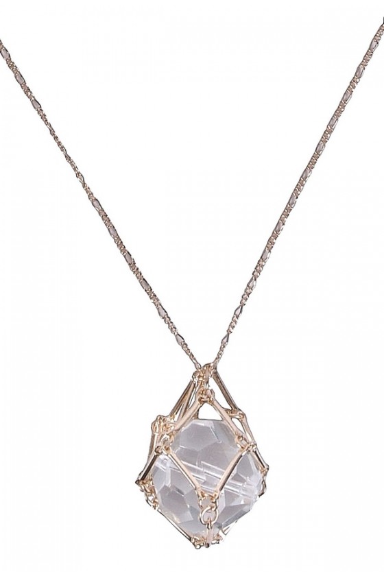 Gold And Crystal Necklace Cute Jewelry Gold Necklace Lily Boutique